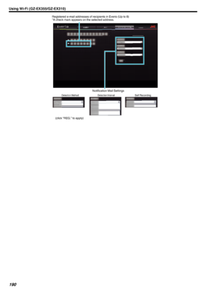 Page 190.
Using Wi-Fi (GZ-EX355/GZ-EX310)190 