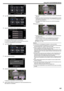 Page 143.
4Tap “DETECT/MAIL ATTN.”.
.
5Select “DETECT/MAIL ATTN.”, then tap  0029.
.
0 To display the  0012 icon, tap the e-mail address.
0 To cancel the e-mail address, press the icon one more time.
0 Up to 8 e-mail addresses can be selected.
6 Tap “START” ( 000C).
.
7 Start making a connection.
.
8DETECT/MAIL detection standby
.
0Detection is suspended for the first 5 seconds.
9 DETECT/MAIL detection in progress (an e-mail is automatically sent out
after detection is completed)
.
0 The “PHOTO” icon appears on...