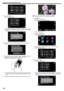 Page 148.
4Tap “START” ( 000C).
(Operation on this camera)
.
0When iFrame is selected for “VIDEO REC FORMAT”, the following
display appears and recording mode is switched to the 60i mode in
AVCHD.
.
5Check the SSID and the PASS being displayed on the screen of the
camera.
.
6Select the SSID in step 5 from the Wi-Fi network selection screen of your
smartphone, and enter the PASS on the password screen.
(Operation on the smartphone (or computer))
.
0For details on connecting your smartphone (or computer) to a...