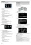 Page 18Menu screen (recording mode)
.*The following is a screen of the model with Wi-Fi functions.
1Wi-Fi menu
“Wi-Fi Capabilities” ( A p. 130)
2 Shortcut Menu
“Operating the Shortcut Menu” ( A p. 225)
3 SETUP Menu
“SETUP (video/still image)” ( A p. 238)
4 Help Button
Tap the  002A (help) button and item to display descriptions.
“MEDIA SETTINGS (video/still image)” ( A p. 242)
5 CONNECTION SETTINGS Menu
“CONNECTION SETTINGS (video/still image)” ( A p. 241)
6 Close Button
Exit the menu.
7 MEDIA SETTINGS Menu...