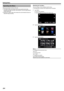 Page 224Operating the Menu
There are two types of menus in this unit. 0 TOP MENU: Menu that contains all the items specific to the video
recording, still image recording, video playback, and still image playback modes respectively.
0 SHORTCUT MENU: Menu that contains the recommended functions for
video/still image recording.Operating the Top Menu
You can configure various settings using the menu.
0 The following is a screen of the model with Wi-Fi functions.
1
Tap “MENU”.
0 The top menu appears.
0 The menu...