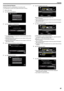 Page 95Copying Selected Playlists
Arrange and copy the created playlists in the order you like.
0 The following is a screen of the model with the built-in memory.
1
Select video mode.
2 Tap “SELECT AND CREATE”.
.
3Tap “Blu-ray DISC” or “DVD(AVCHD)”.
.
0The media changes to the tapped item. Select the appropriate setting
according to the disc.
0 Selecting “Blu-ray DISC” enables you to save videos in a Blu-ray disc
in the high definition quality.
0 Selecting “DVD(AVCHD)” enables you to save videos in a DVD in...