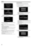 Page 9610Tap “OK”.
.
11Tap “EXECUTE”.
.
0When “INSERT THE NEXT DISC TO CREATE OR PRESS STOP TO
EXIT” appears, change the disc.
12 Tap “OK” when “COMPLETED” is displayed.
.
13Press and hold the  002C button for 2 seconds or more to turn off this unit
and disconnect the USB cable.
Caution : 
0 Do not turn off the power or remove the USB cable until copying is
complete.
0 Files that are not on the index screen during playback cannot be copied.
Special files cannot be copied either.
0 All DVDs will be finalized...