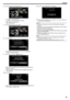 Page 976Tap on the videos or still images to copy.
.
0P appears on the selected files.
To remove  P from a file, tap on the file again.
0 Tap “CHECK” to check the file.
After checking, tap  0029.
7 After selecting all the files, tap “SAVE”.
.
8Tap “EXECUTE”.
.
0The number of discs required to copy the files is displayed.
Prepare the discs accordingly.
9 Tap “AUTO” or “BY DATE”. ( 0010 mode only)
.
0 When “AUTO” is selected, videos with similar recording dates are
displayed in groups.
0 When “BY DATE” is...