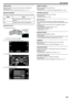 Page 103SEARCH DATE
Narrows down the video index screen according to recording dates.
Operating Details
“Searching for a Specific Video/Still Image by Date” ( A p. 63)
DISPLAY DATE/TIME
Sets whether to display the recording date and time during video playback.
SettingDetailsOFFDoes not display the date and time during
playback.ONDisplays the date and time during playback.
Displaying the Item
1 Open the LCD monitor.
.
0Check if the recording mode is  A.
2 Tap “