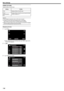 Page 116FORMAT SD CARD
Deletes all files on the SD card.
SettingDetailsFILEDeletes all files on the SD card.FILE +
MANAGEMENT
NODeletes all files on the SD card and resets the folder and file numbers to "1".Caution : 
0 Not available for selection when no SD card is inserted.
0 All data on the SD card will be deleted when it is formatted.
Copy all files on the SD card to a computer before formatting.
0 Make sure that the battery pack is fully charged or connect the AC adapter
as the formatting process...