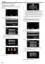 Page 46Editing the Registered Face Information
Editing Registered Face Information
You can change the name, priority level, and face information that are
registered.
1 Tap “MENU”.
. 0
The shortcut menu appears.
2 Tap “MENU” in the shortcut menu.
.3
Tap “FACE REGISTRATION”.
. 0
Tap  3 or 2 to move upward or downward for more selection.
0 Tap  L to exit the menu.
0 Tap  J to return to the previous screen.
4 Tap “EDIT”.
.5
Tap the person to edit.
.6
Tap the item to edit. . 0
If you select “RECORD AGAIN”, proceed...