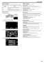 Page 99DISPLAY DATE/TIME
Sets whether to display the recording date and time during video playback.
Setting Details
OFF Does not display the date and time during
playback.
ON Displays the date and time during playback.Displaying the Item
1
Open the LCD monitor.
. 0
Check if the recording mode is A.
2 Tap “