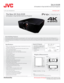 Page 1www.jvc.com
DLA-X55R
3D Enabled 3-Chip Full HD D-ILA Front Projector
Specifcations
: : NEW - 4K e-Shift2 system displays images in 4k precision for on screen 
    resolution of 3840x2160*
: : New 2K to 4K Scaling with 8 Band Detection & New MPC Control
    with 5 selectable 4K proles
: : Remarkable 50,000:1 Native Contrast Ratio
: : 3D Enabled with 3-chip 0.7-inch 1920x1080 D-ILA devices
: : 2D-3D Conversion
: : 3D Anamorphic Capable
: : 3D Parallax Adjustment
: : 5 Position Lens Memory
: :  Supports...