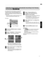 Page 31Adjusting Image  Quality  Automatically  According to  the  Viewing
Environment  

By configuring  “Environment Setting” according  to the
viewing  environment, image  quality adjustment and
correction  according  to environmental differences are
performed  automatically  to  minimize  any  influence  on  the
image  quality.
“Environment Setting” is applied  separately from the
individual image  adjustment settings (p.  49).
.
Projector
Viewer
Viewing 
Distance Screen Size
Screen
- Front View -
...