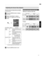 Page 33Adjusting the  Screen  Size  (Aspect)
The screen size  of the projected image  can be adjusted
optimally  according  to the original  screen size  (aspect)
that has been input.
 Press the [MENU]
 button to display
the  menu
 Select
 “Input Signal” “Aspect
(Video)” or “Aspect (PC)”  from the
menu
.MENU BACK
3D SettingAuto
Progressive Off
Mask 16:9
Aspect (Video) Picture Position PC COMP.
HDMI
Input Signal
Back
Operate
Select
Exit
Input
 Signal Setting Description
Aspect
(Video)4:3 Sets 
the screen...