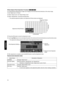 Page 58Whole Adjust (Pixel)  Operation  Procedure 
For making general adjustments to slight color fringing  in the horizontal/vertical directions of the video image.
A Set  “Adjust Area” to “Whole”
B Select  “Adjust Color” and “Adjust Pattern  Color”
C Select  “Adjust(Pixel)”,  and press the [OK] button
The selected  adjustment pattern  and Adjustment (Pixel) window are displayed.
.
Color A.GAMMABACKADJUST.COLOR.Color P.COLOR.A. AreaPIC.
TEMP P. FILE. ADJ.
H   0
V   0
Back
Operate Select
Red
Whole Adjust...