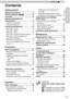 Page 1313
ENGLISH
Contents 
Getting started
Safety Precautions ...........................2
THX Certification 9070  .................11
Contents  .........................................13
Accessories/Optional  
Accessories  ....................................14
Check the Accessories ..............................14
Optional Accessories .................................14
Controls and features  ....................15
Main body - Front ......................................15
Main body - Bottom...