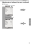 Page 4949
ENGLISH
Adjustments and settings in the menu (continued)
ExitMENUBACKBack
Select Operate
160H
HDMI-2
1080p60
8bitInput
Source
Deep Color 
Lamp Time
12.011Soft Ver.
Information
：
：
：
：
：
[6] Information
When inputting PC signals
When inputting
 HDMI signals
P. 73
P. 73
ExitMENU BACKBack
Select Operate
Lamp Time Deep Color 160H
PC
1920X1080
Information
Resolution 　　
67.50kHzH Frequency
60.0HzV Frequency　  　　　　　
Input
：
：
：
：
：
：
8bit
12.011Soft Ver.
：
9070 
 Operation    