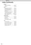 Page 9696
Others5
Messag e 
In dic a to r ( L E D ) d is p la y....................... P age 1 7
M eanin g . ............................................P age 8 6
L am p
Repla ce m ent L am p N um ber . .............P age 7 8
R eco m mended u se  tim e . ...................P age 7 8
Lam p tim e o f [6 ] In fo rm atio n . .............P age 7 3
R epla ce m ent . .....................................P age 7 8
Lam p p ow er o f [1 -2 ] A dva nce d . .........P age 5 7
Lam p r e se t o f [5 ] F unctio n ....