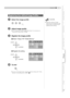 Page 3737
Preparation Basic OperationSettingsTroubleshooting Others Getting Started
ENGLISH
ASelect the image profile
BAdjust image quality
CRegister the image profile
aSelect ASetupB g AProfile MemoryB
bRegister the setting
DTo end
Registering User-defined Image Profiles
zSee AChanging the Default Image Profile ValuesB for procedures on 
adjusting the image quality. (pP36)
zTo return to the default values, reset the registered settings with AProfile 
MemoryB in the setting menu. (pP31 - L)
zAdjustment settings...