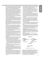 Page 33
-Slots and openings in the cabinet are provided for ventila-
tion. These ensure reliable operation of the product and 
protect it from overheating. These openings must not be 
blocked or covered. (The openings should never be 
blocked by placing the product on bed, sofa, rug, or simi-
lar surface. It should not be placed in a built-in installation 
such as a bookcase or rack unless proper ventilation is 
provided and the manufacturer’s instructions have been 
adhered to.) For proper ventilation,...