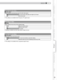 Page 35
 
 
ENGLISH
5
Getting Started
Preparation
Basic Operation
Troubleshooting
Settings
Others

Input Signal > Over Scan
18 Over Scan
Selects whether or not to set over scan for the SD video signal.
OnOver scan the top, left, bottom and right at 2.5% each.
OffDo not over scan.
● This setting is not available when HD signal or PC signal is input.
Input Signal > Mask
19 Mask
Masks (Hides) the outer area of the projected image.
2.5%Mask 2.5% of the screen.
5%Mask 5% of the screen.
OffNo masking.
● Masking...