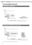 Page 20
2Preparation
0

 
                                  
● If noise is produced, take PCs (including notepads) away from this unit.
HDMI 1HDMI 2VIDEOS-VIDEOYRSYNCCB/PBCR/PRBG
This unit
HDMI cable (sold separately)
To HDMI  1 or HDMI   input terminalHDMI output terminal
DVD recorder
HDMI 1HDMI 2VIDEOS-VIDEORS-232CYRSYNCCB/PBCR/PRBG
This unit
To HDMI  1 or HDMI   input terminal
HDMI-DVI conversion cable(sold separately)
Notebook PC
DVI output terminal
Connecting(Continued)   
  Connecting via...