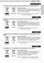 Page 857
FRANÇAIS
Información para los usuarios sobre la eliminación de baterías/\
pilas usadas
                                                   
[Sólo Unión Europea]     
                                                              Estos símbolos indican que el equipo con estos símbolos no debe
                                                              desecharse con la basura doméstica. Si desea desechar el pro
                                                              ducto o batería/pila, acuda a...