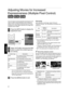 Page 40Adjusting Movies for Increased
Expressiveness (Multiple Pixel Control)

The new image­processing algorithm developed by JVC
helps to create a natural impression that is sharper at
areas in focus, and softer at areas that are not in focus,
enabling you to enjoy highly expressive 4K images with
a greater sense of depth.
Press the [MPC] button to display the
adjustment menu
>>
MENUBACK
505050
Back Operate
Select Exit Smoothing
Dynamic ContrastEnhanceFILM
4K ProfileMPC Level
Picture Adjust
Select “4K...