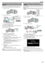 Page 45Dubbing Files to a Disc by Connecting to a DVDRecorder
You can dub videos in standard quality by connecting to a DVD recorder.0 Refer also to the instruction manuals of the TV and DVD recorder.
1
Open the LCD monitor.
.
2Connect to a DVD recorder.
.
A  Connect using the provided AV cable.
B  Connect the AC adapter to this unit.
0 This unit powers on automatically when the AC adapter is connected.
0 Be sure to use the supplied AC adapter.
3 Select the playback mode.
.
4Prepare the TV/DVD recorder for...