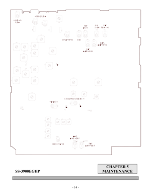 Page 15- 14 -   
 
 
 
 
 
 
 
 
 
 
 
 
 
 
 
 
 
 
 
 
 
 
 
 
 
 
 
 
 
 
 
 
 
 
 
 
 
 
 
 
 
 
 
 
 
SS-3900EGHP  
 CHAPTER 5 
MAINTENANCE 
 
 
 
7?  2))6(7
)0 02
5,=(5
%,$6),1$/ %,$6
60(7(5
$0
64
23 