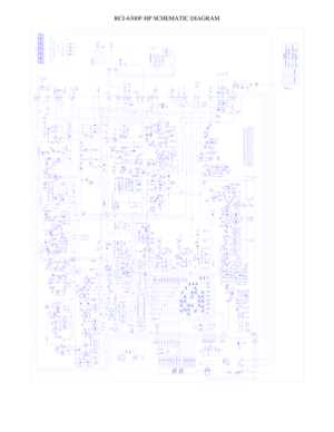 Page 41RCI-6300F HP SCHEMATIC DIAGRAM  
 
 
 
 
  