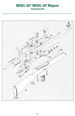 Page 1616
MODEL 597™/MODEL 597 Magnum
Autoloading Rifle 