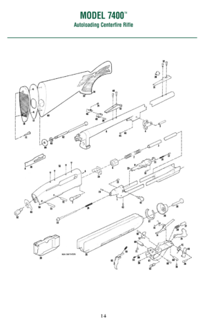 Page 1414
MODEL 7400™
Autoloading Centerfire Rifle  