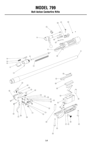 Page 1819
18
MODEL 799
Bolt Action Centerfire Rifle    