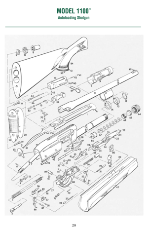 Page 2020
MODEL 1100™
Autoloading Shotgun 