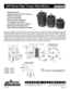 Page 1June 2002 #L010118
910 East Orangefair Lane, Anaheim, CA 92801
e-mail: info@anaheimautomation.com(714) 992-6990  fax: (714) 992-0471
website: www.anaheimautomation.com
ANAHEIM AUTOMATION
34R Series High Torque Step MotorsSPEC SHEET
• High Performance
 Holding Torque from 305 to 1155oz. in.
 Efficient and Durable
 Long Life Expectancy
 Ideal for Precise Positioning
 1.8
o Resolution at Full Step
 Cost Effective Alternative to Servos
 Eight Flying Lead Configuration
 Other Wiring Configurations...