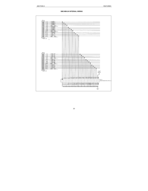 Page 20SECTION 4FEATURES20        SMC40M-24I INTERNAL WIRING 