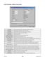 Page 26September 2012 L01015526
Add Tab Sheets - Motion Commands
Accel/Decel Set program acceleration & deceleration parameter. (step/sec2)
Base Speed Set program base (start) speed rate. (step/sec)
Max Speed Set program maximum (running) speed rate. (step/sec)
Set Jog Speed Set program jogging speed rate. (step/sec)
Set Position Set motor position.
Direction CW (CCW) Set direction to clockwise or counter-clockwise.
Motor Current ON (OFF) Set the current in the motor on or off.
Wait__Milliseconds This command...