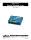 Page 1#L010144February 2004
MBC10101 MBC10101MBC10101 MBC10101
MBC10101
Bipolar Microstep Driver Bipolar Microstep DriverBipolar Microstep Driver Bipolar Microstep Driver
Bipolar Microstep Driver
User’s Guide User’s GuideUser’s Guide User’s Guide
User’s Guide
910 East Orangefair Lane, Anaheim, CA 92801
e-mail: info@anaheimautomation.com(714) 992-6990  fax: (714) 992-0471
website: www.anaheimautomation.com
ANAHEIM AUTOMATION, INC ANAHEIM AUTOMATION, INCANAHEIM AUTOMATION, INC ANAHEIM AUTOMATION, INC
ANAHEIM...