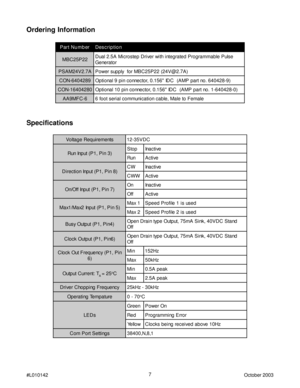 Page 77
#L010142October 2003
s t n e m e r i u q e R e g a t l o VCD V 5 3 - 2 1
) 3 n i P , 1 P ( t u p n I n u Rp o t Sev i t c a n I
n u Rev i t c A
) 8 n i P , 1 P ( t u p n I n o i t c e r i DW Cev i t c a n I
W W Cev i t c A
) 7 n i P , 1 P ( t u p n I f f O / n On Oev i t c a n I
f f Oev i t c A
) 5 n i P , 1 P ( t u p n I 2 x a M / 1 x a M1 x a Mde s u s i 1 e l i f o r P d e e p S
2 x a Mde s u s i 2 e l i f o r P d e e p S
) 4 n i P , 1 P ( t u p t u O y s u Bd n a t S C D V 0 4 , k n i S A m 5 7 , t...