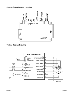 Page 6Jumper/Potentiometer Location
Typical Hookup Drawing
April 2012L010364  