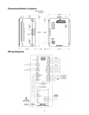 Page 66
Dimensions/Switch Locations
Wiring Diagrams 