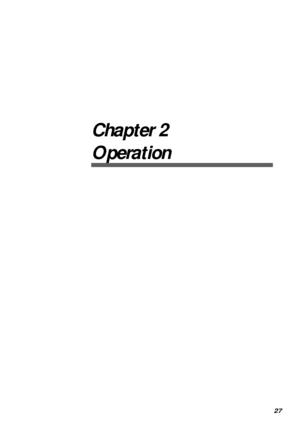 Page 2927
Chapter 2
Operation
Downloaded From ManualsPrinter.com Manuals 