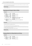 Page 76Chapter 5 Feature Reference74
5-3 Accommodating Various Kinds of Media
You can also make this setting on the computer. When you have made the setting on the computer, the computers
setting is used and the printers setting is ignored.
Default Setting
[VACUUM POWER]: AUTO
Speeding Up Printing for Narrow Media
Procedure
Press.
Press
several times.
Press.
Press
several times.
Press.
Use
to select SHEET or OFF.
Press
to enable the setting.
Press.
Press
to go back to the original screen.
Description
This...