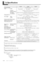 Page 124122Chapter 7  Specifications
7-4 Specifications
80
55
35
15 27 32 Humidity
20(%)
°C (°F)(no condensation)
Temperature (59)(90) (81) (68) 0
Use in an operating environment
with this range.
*1
The length of printing is subject to the limitations of the program.
*2
➢With Roland PET film, print travel: 1 m
➢Temperature: 25°C (77°F), humidity: 50%
*3
Not assured when the print heater or dryer is used.
*4
➢Warm-up is required after powerup. This may require 5 to 20 minutes, depending on the operating...