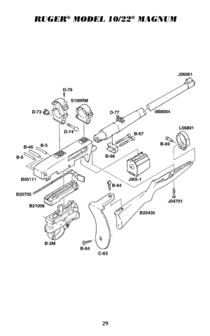 Page 2929
RUGER®MODEL 10/22®MAGNUM  