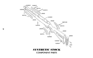 Page 38SYNTHETIC STOCK
COMPONENT PARTS
39 