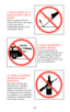 Page 4142
8. DON’T SHOOT AT A
HARD SURFACE, OR AT
WATER.
Bullets can glance off many
surfaces like rocks or the surface
of water and travel in
unpredictable directions with
considerable velocity.
9. NEVER TRANSPORT A
LOADED FIREARM.
Firearms should always be
unloaded before being placed in a
vehicle. A suitable carrying case
or scabbard should be used to
carry an unloaded firearm to and
from the shooting area.
10. AVOID ALCOHOLIC
BEVERAGES WHEN
SHOOTING.
Don’t drink until the day’s
shooting is over. Handling...