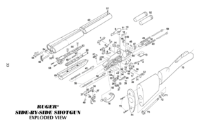 Page 3233
RUGER
®
SIDE-BY-SIDE SHOTGUN
EXPLODED VIEW  