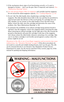 Page 21A cartridge can be “discharged” before it is
chambered if its primer receives a sharp blow. If a
cartridge hangs up, jams, or binds when being
chambered or when being fed from the magazine
into the chamber, do not attempt to force it into
the chamber by pushing or striking the bolt.Any
jam or feeding problem is a signal to immediately
stop  using the gun until it can be determined
what is wrong. Most failures of a cartridge to feed
or to chamber are caused by a damaged magazine,
improper gun handling, or...