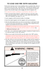 Page 13The bolt automatically opens
and shuts quickly while firing.
Keep face and hands away from
it. Hot brass and powder gas is
ejected quickly and can burn
you. The rifle should be fired
from the right shoulder.
Always wear shooting glasses
and hearing protectors.
BOLT OPENS FAST–
HOT BRASS EJECTED
14
TO LOAD AND FIRE (WITH MAGAZINE)
Practice this important aspect of gun handling (with an unloaded rifle) until you
can perform each of the steps - described below - with skill and confidence. But
before you do...