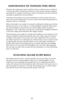 Page 30MAINTENANCE OF STAINLESS STEEL RIFLES
Firearms and components made of stainless steel are relatively more resistant to
corrosion than those of blued steel. However, in the interest of proper operation
and long life of a stainless steel firearm, inspect it frequently and clean, lubricate
and apply an appropriate rust preventative.
Sometimes discoloration occurs from perspiration or from contact with some
types of gun cases. Rusting may occur as a result of the firearm being exposed to
moisture, salt air...