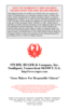 Page 46WHY NO WARRANTY CARD HAS BEEN
PACKED WITH THIS NEW RUGER FIREARM
The Magnuson-Moss Act (Public Law 93-637) does not require any
seller or manufacturer of a consumer product to give a written war-
ranty. It does provide that if a written warranty is given, it must be
designated as “limited” or as “full” and sets minimum standards for a
“full” warranty. Sturm, Ruger & Company, Inc. has elected not to pro-
vide any written warranty, either “limited” or “full”, rather than to
attempt to comply with the...